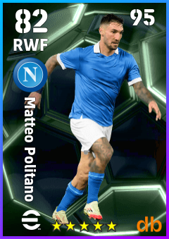 Matteo Politano — RWF, OVR 82, MAX 95