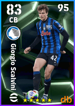 Giorgio Scalvini — CB, OVR 83, MAX 95