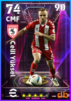 Celil Yüksel — CMF, OVR 74, MAX 90