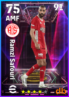 Ramzi Safouri — AMF, OVR 75, MAX 91