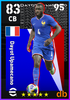 Dayot Upamecano — CB, OVR 83, MAX 95