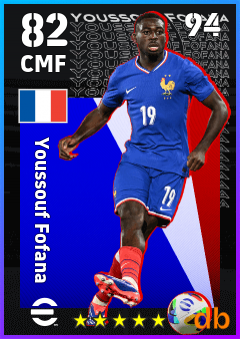 Youssouf Fofana — CMF, OVR 82, MAX 94