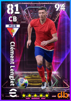 Clément Lenglet — CB, OVR 81, MAX 94