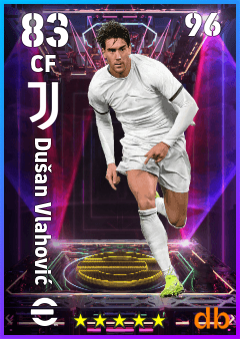 Dušan Vlahović — CF, OVR 83, MAX 96