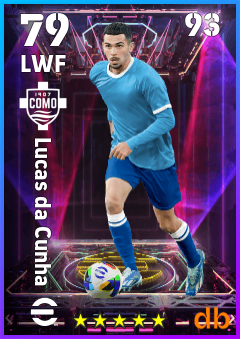 Lucas da Cunha — LWF, OVR 79, MAX 93