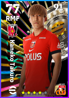 Kaneko Takuro — RMF, OVR 77, MAX 91