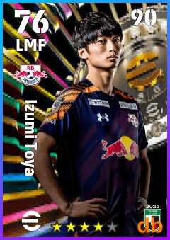 Izumi Toya — LMF, OVR 76, MAX 90