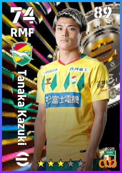 Tanaka Kazuki — RMF, OVR 74, MAX 89