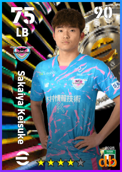 Sakaiya Keisuke — LB, OVR 75, MAX 90