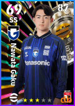 Nawata Gaku — SS, OVR 69, MAX 87