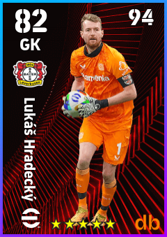 Lukáš Hradecký eFootball player card