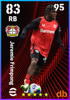 Jeremie Frimpong eFootball player card