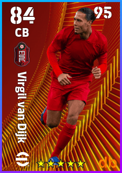 Virgil van Dijk eFootball player card