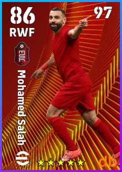 Mohamed Salah eFootball player card