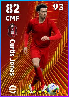 Curtis Jones eFootball player card