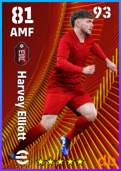 Harvey Elliott eFootball player card