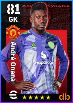 André Onana — GK, OVR 81, MAX 81