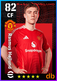 Rasmus Højlund eFootball player card