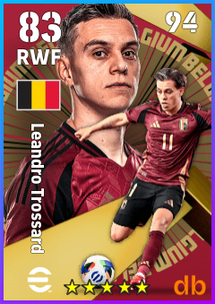 Leandro Trossard eFootball player card