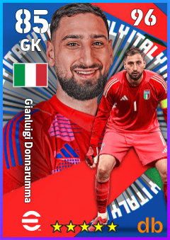 Gianluigi Donnarumma — GK, OVR 85, MAX 96
