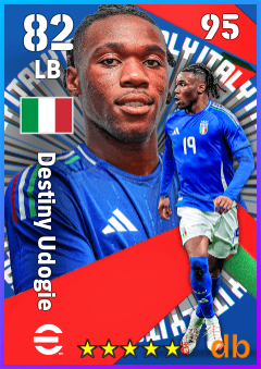 Destiny Udogie — LB, OVR 82, MAX 95