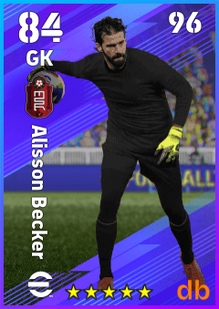Alisson Becker eFootball player card
