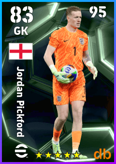 Jordan Pickford eFootball player card