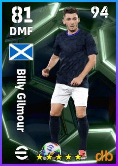 Billy Gilmour eFootball player card