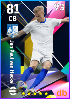 Jan Paul van Hecke — CB, OVR 81, MAX 93