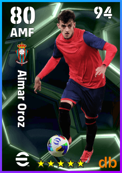 Aimar Oroz — AMF, OVR 80, MAX 94