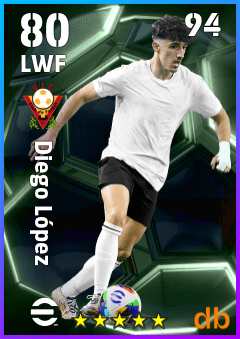 Diego López — LWF, OVR 80, MAX 94