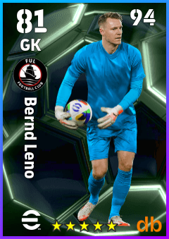 Bernd Leno — GK, OVR 81, MAX 94