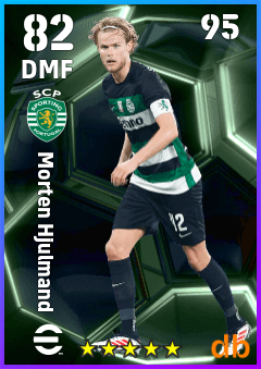 Morten Hjulmand — DMF, OVR 82, MAX 95