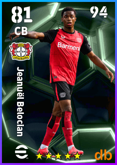 Jeanuël Belocian — CB, OVR 81, MAX 94