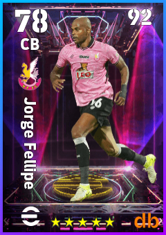 Jorge Fellipe — CB, OVR 78, MAX 92