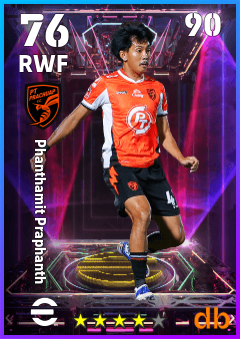 Phanthamit Praphanth — RWF, OVR 76, MAX 90