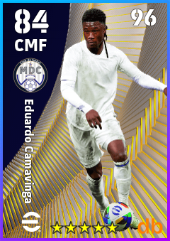 Eduardo Camavinga — CMF, OVR 84, MAX 96
