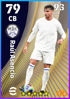 Raúl Asencio — CB, OVR 79, MAX 93