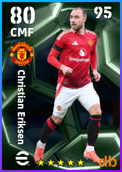 Christian Eriksen — CMF, OVR 80, MAX 95