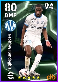 Geoffrey Kondogbia — DMF, OVR 80, MAX 94