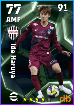 Ide Haruya — AMF, OVR 77, MAX 91