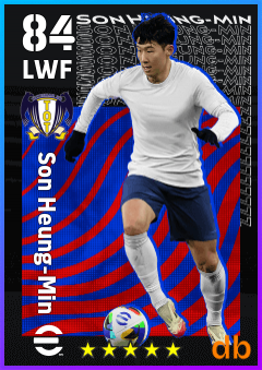 Son Heung-Min — LWF, OVR 84, MAX 84