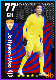 Jo Hyeon-Woo — GK, OVR 77, MAX 77