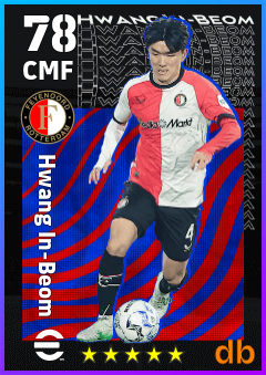 Hwang In-Beom — CMF, OVR 78, MAX 78