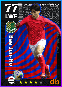Bae Jun-Ho — LWF, OVR 77, MAX 77