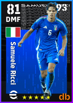Samuele Ricci — DMF, OVR 81, MAX 93