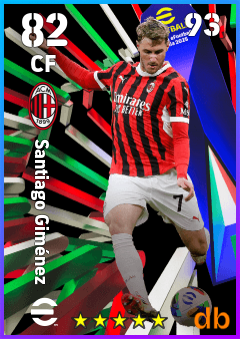 Santiago Giménez eFootball player card