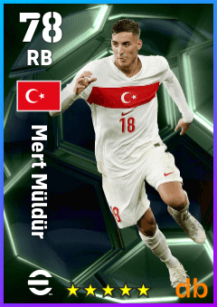 Mert Müldür — RB, OVR 78, MAX 78