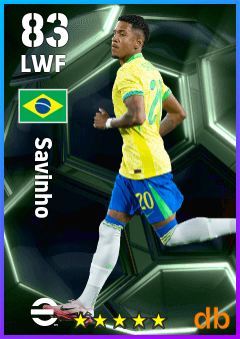Savinho eFootball player card