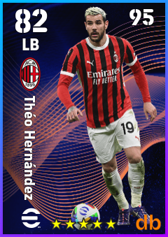 Théo Hernández — LB, OVR 82, MAX 95